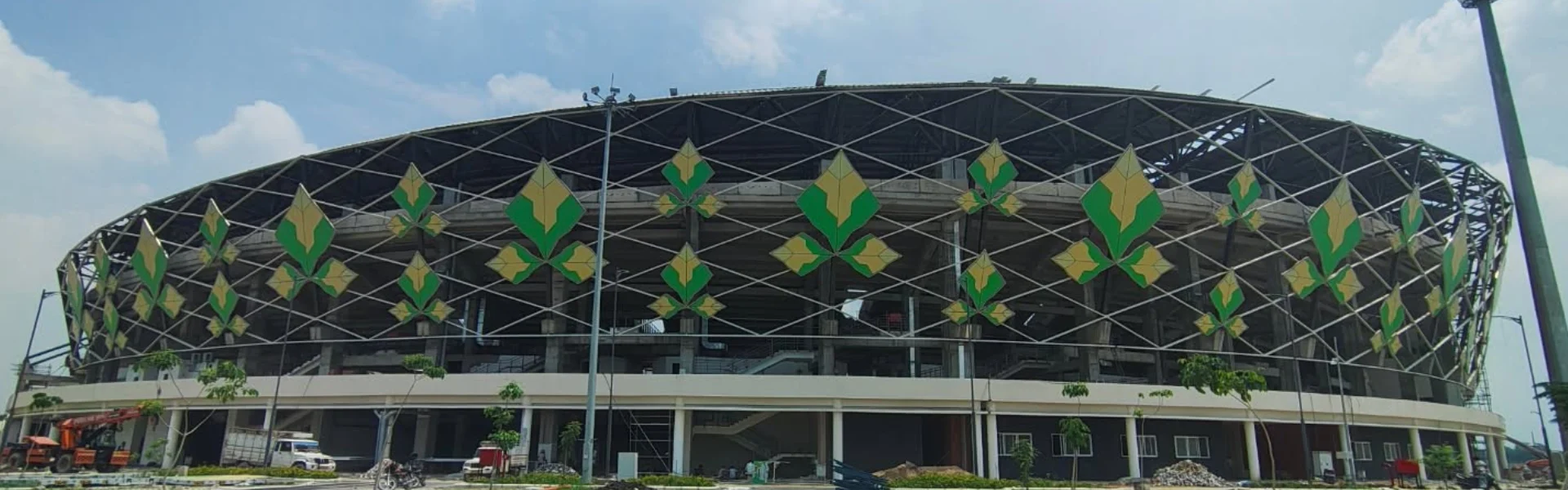 Varanasi Stadium Bel Patra Facade